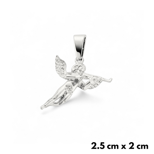 Angel Pendant White Gold
