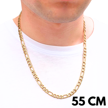 Gold Figaro Chain - 7mm