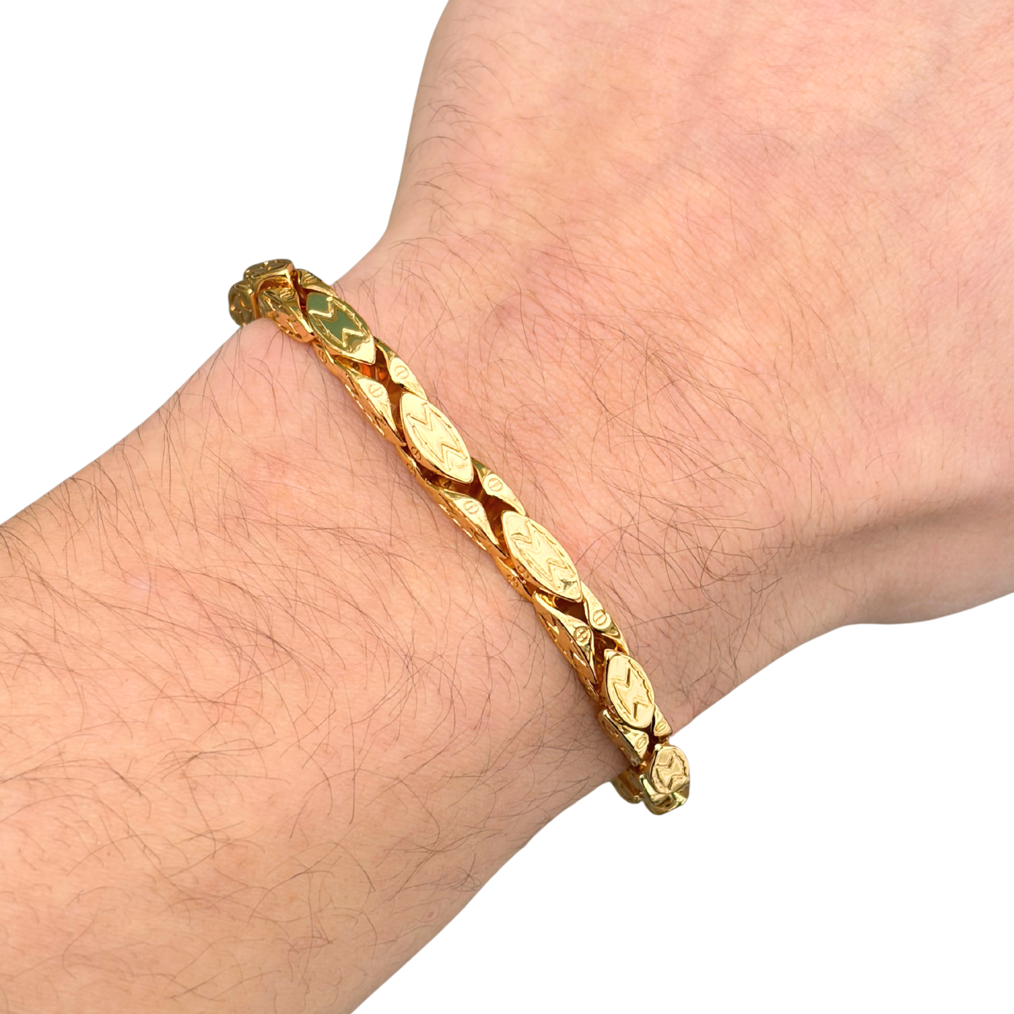 Gold Magnate Bracelet - 5mm