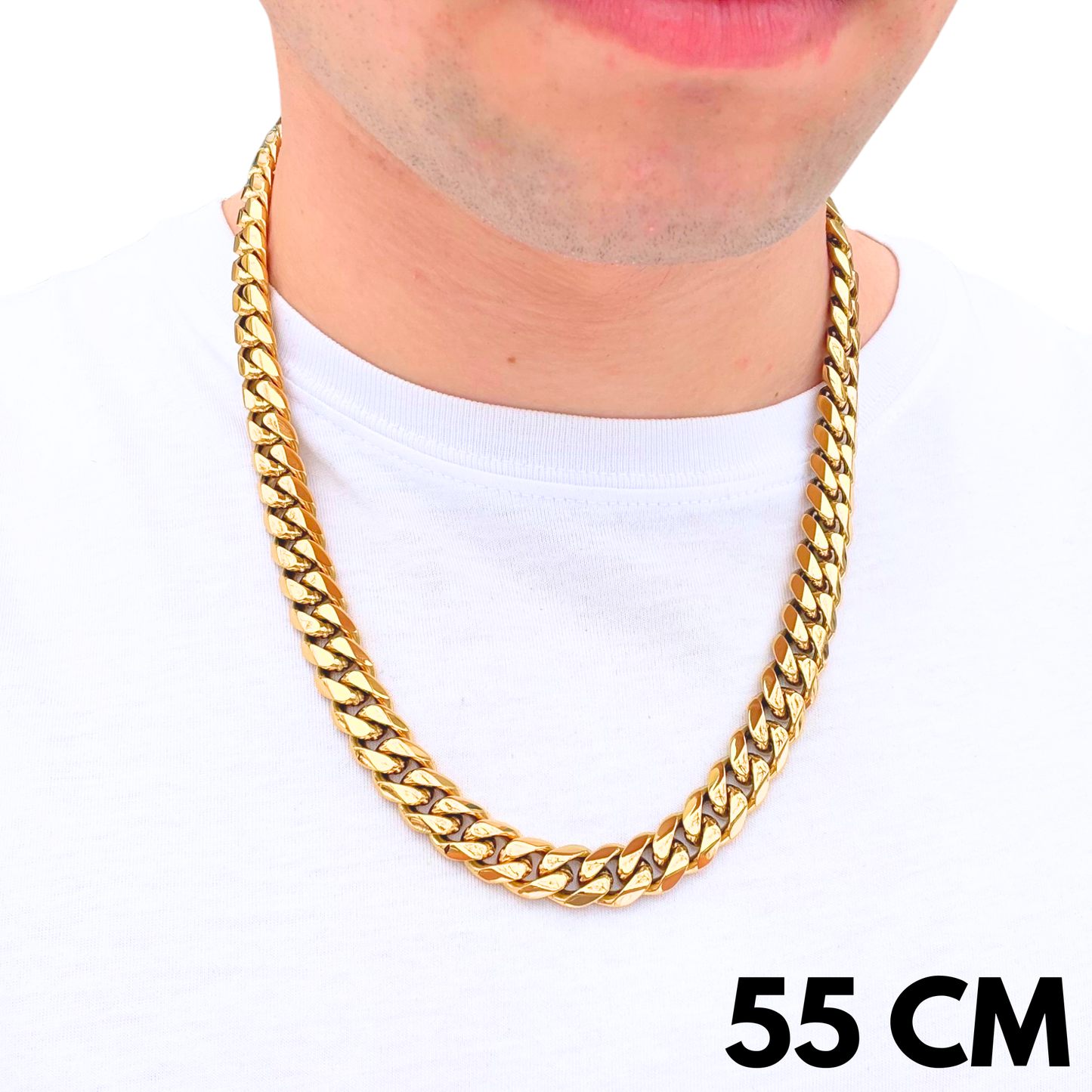 Gold Cuban Chain - 12mm