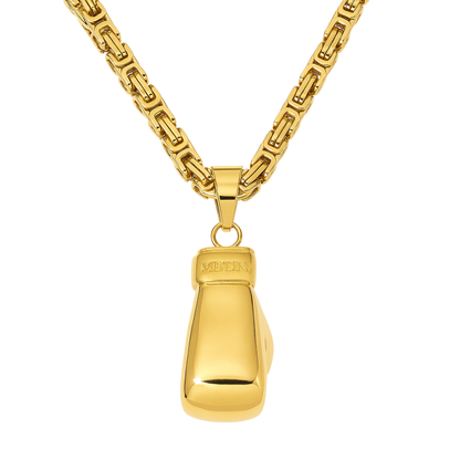 Boxing Glove Pendant Gold