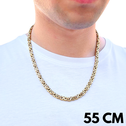Gold Noble Chain - 6mm