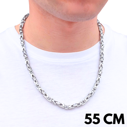 White Gold Imperial Chain - 6mm