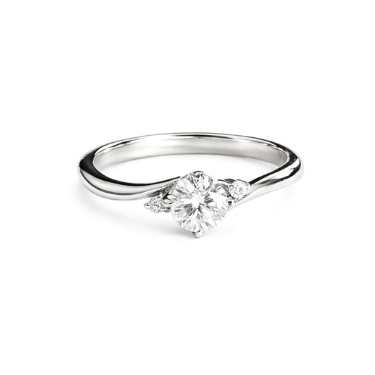 Women's Silver S925 Moissanite Ring - 0.5ct