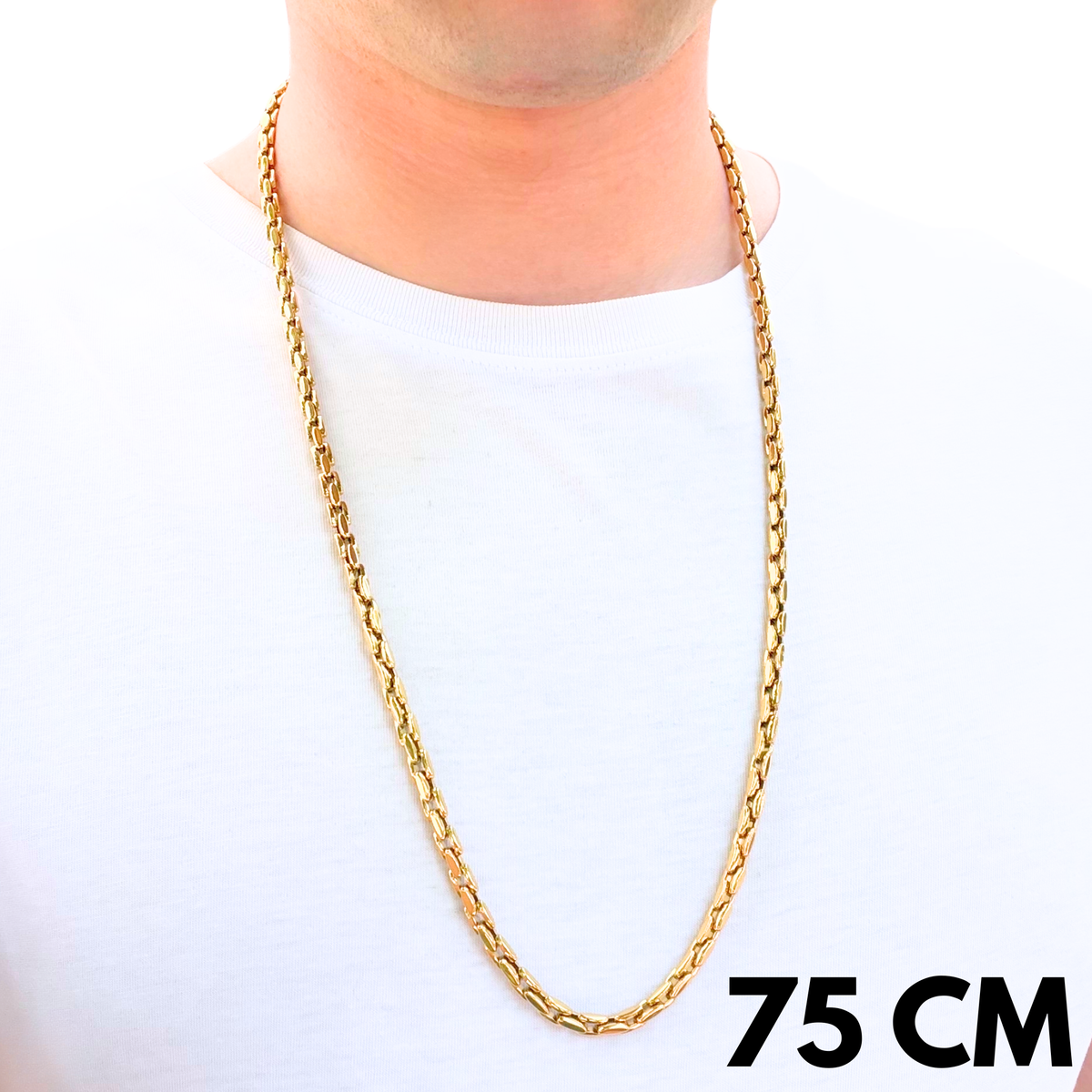 Gold Anchor Chain - 5mm