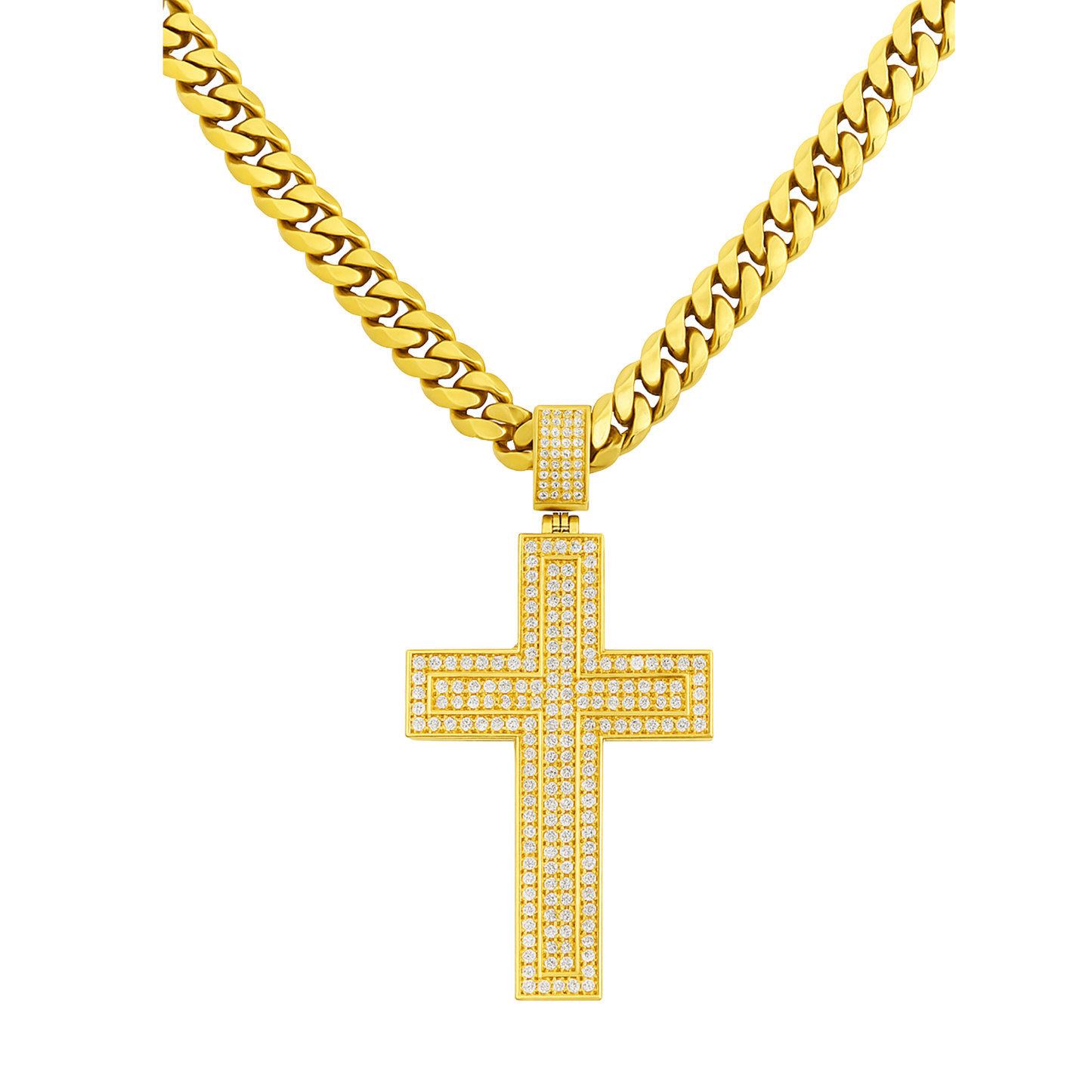 Loyalty Cross Pendant Gold
