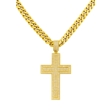 Loyalty Cross Pendant Gold