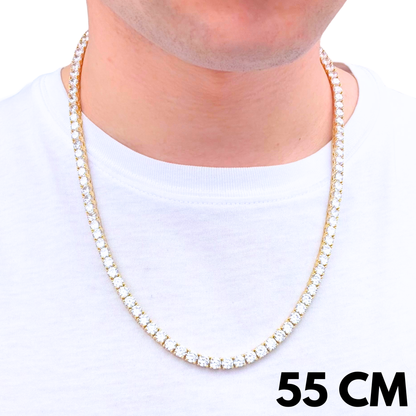 Gold Tennis Chain - 5mm