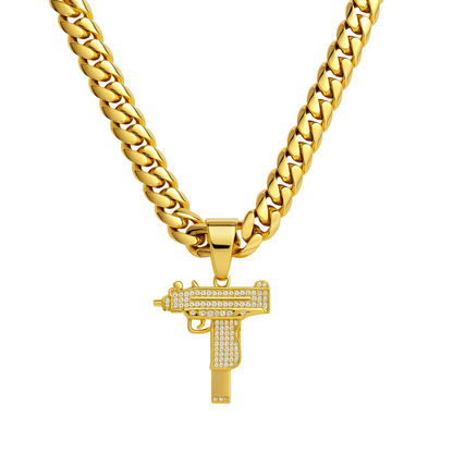 UZI Pendant Gold