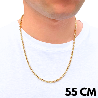 Gold Anchor Chain - 4mm