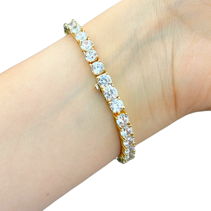 Women's Gold Tennis Bracelet - 5mm