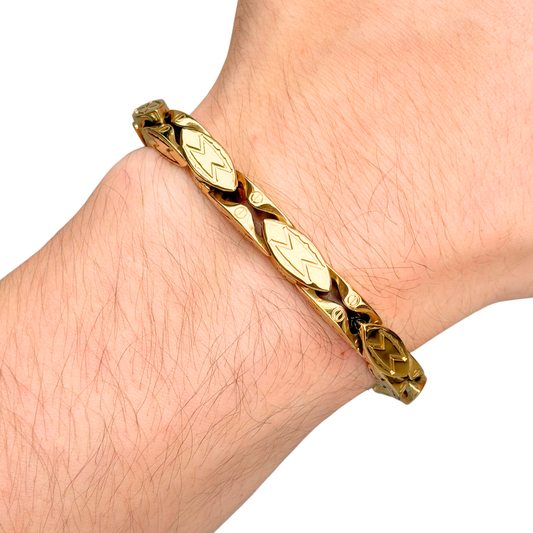 Gold Magnate Bracelet - 7mm