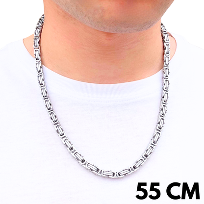 White Gold Royal Chain - 6mm
