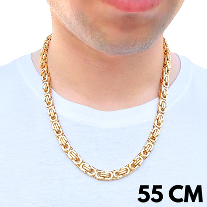 Gold Noble Chain - 8mm