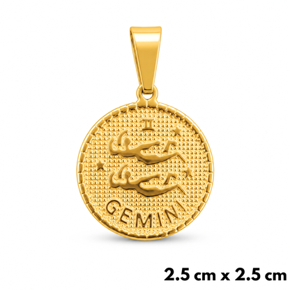 Gemini Pendant Gold