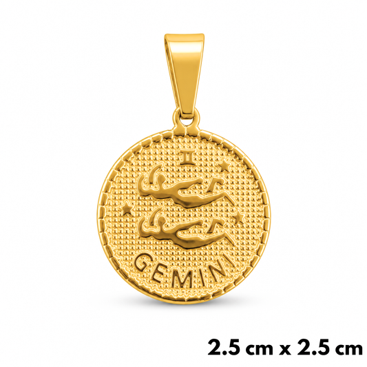Gemini Pendant Gold