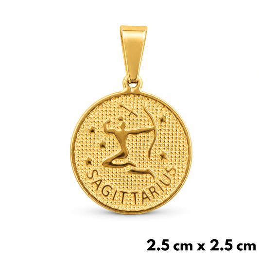 Sagittarius Pendant Gold