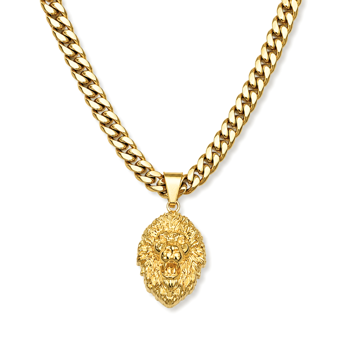 Lion Pendant Gold