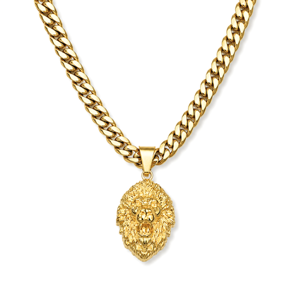 Lion Pendant Gold
