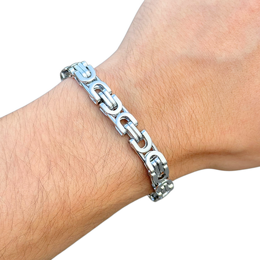 White Gold Noble Bracelet - 8mm