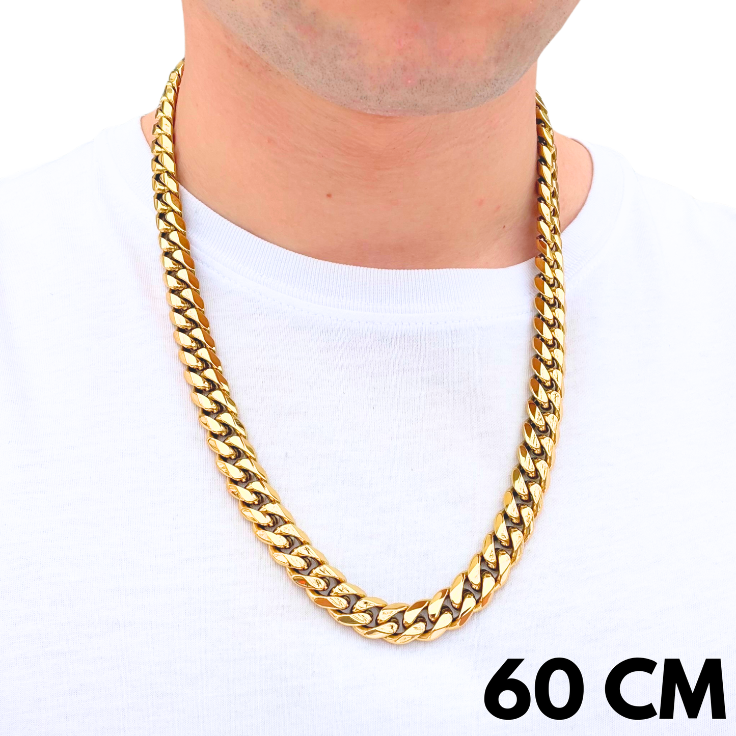 Gold Cuban Chain - 12mm