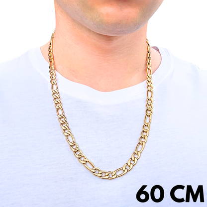 Gold Figaro Chain - 9mm