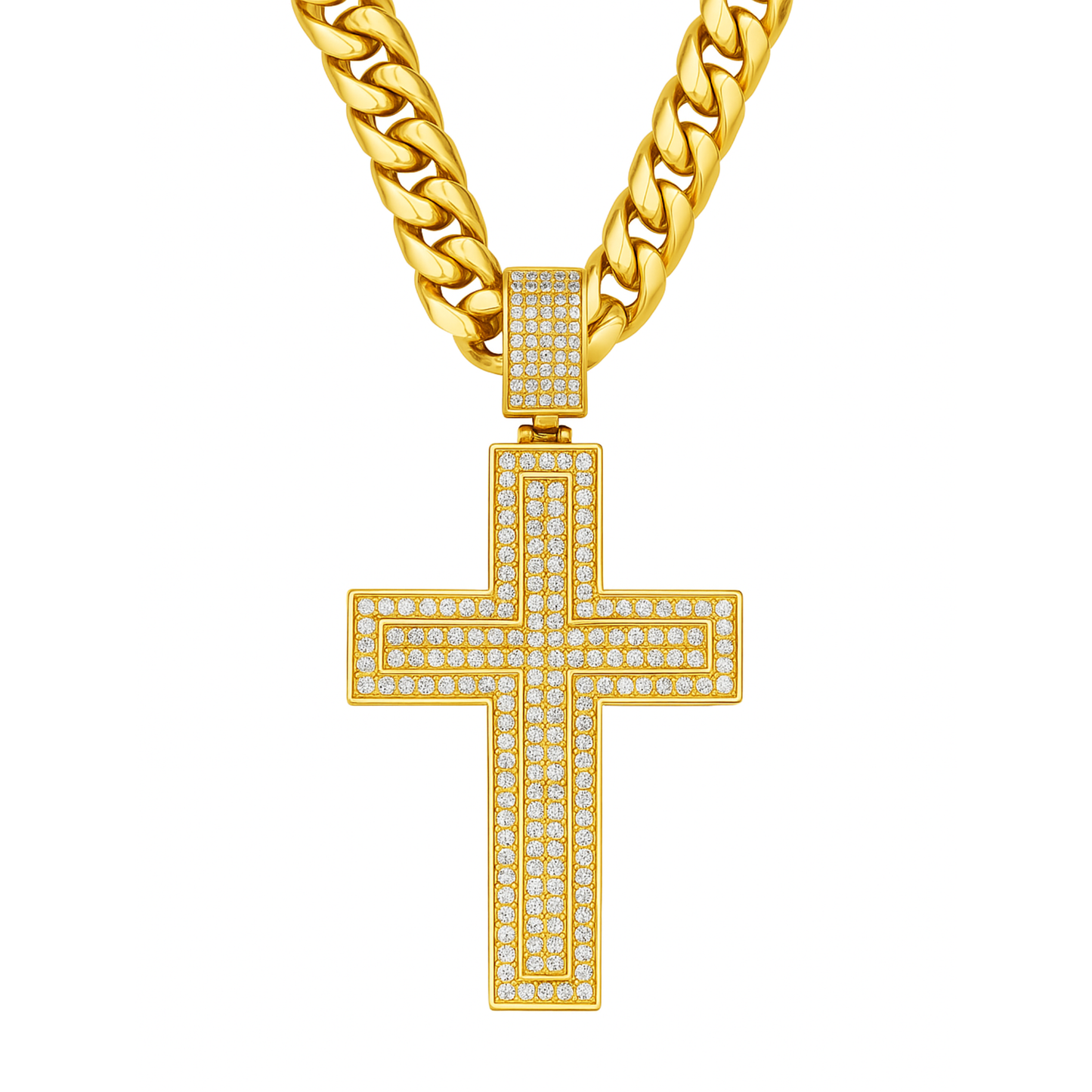 Loyalty Cross Pendant Gold