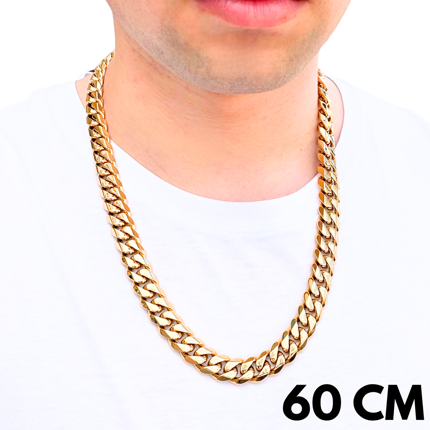 Gold Cuban Chain - 14mm