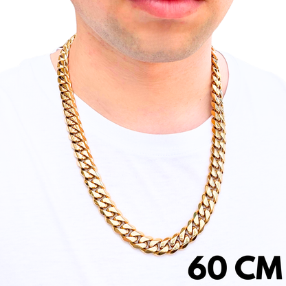 Gold Cuban Chain - 14mm