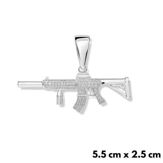 M4 Pendant White Gold