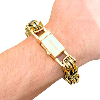 Gold Royal Bracelet - 15mm