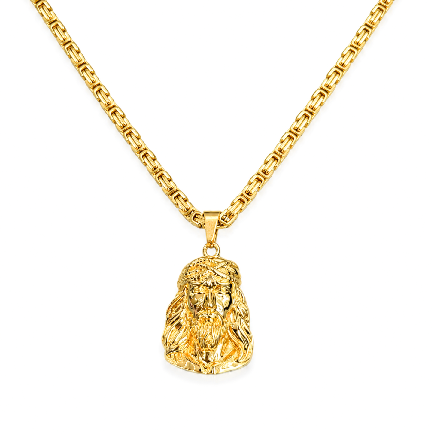 Jesus Thorn Pendant Gold