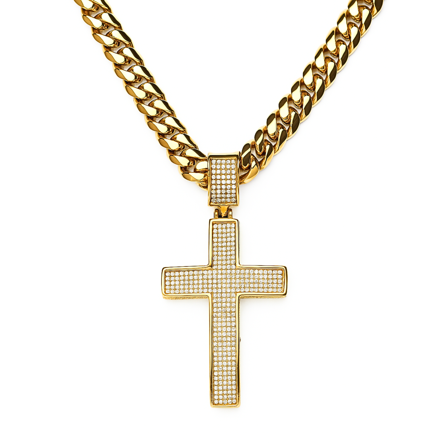 Unbroken Cross Pendant Gold