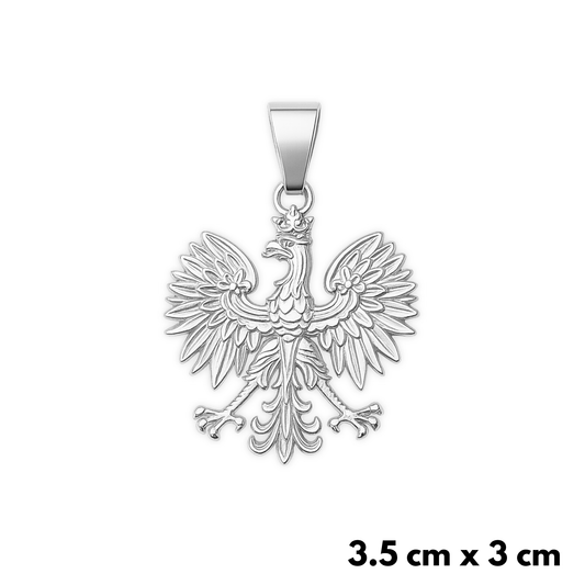Eagle Pendant White Gold