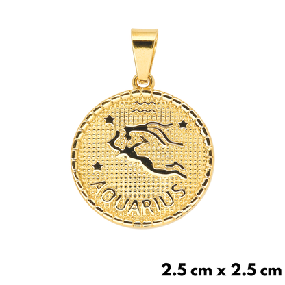Aquarius Pendant Gold