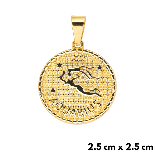 Aquarius Pendant Gold
