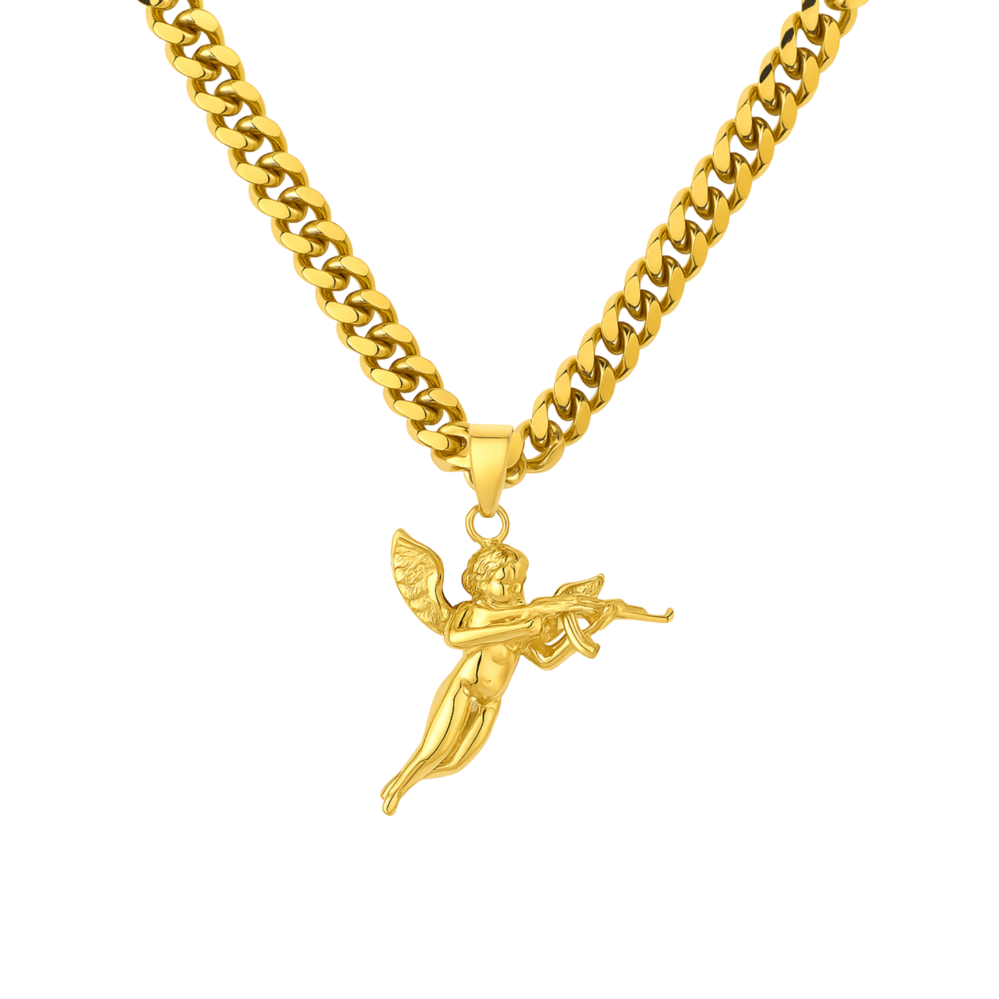 Angel Pendant Gold