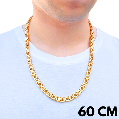 Gold Noble Chain - 8mm