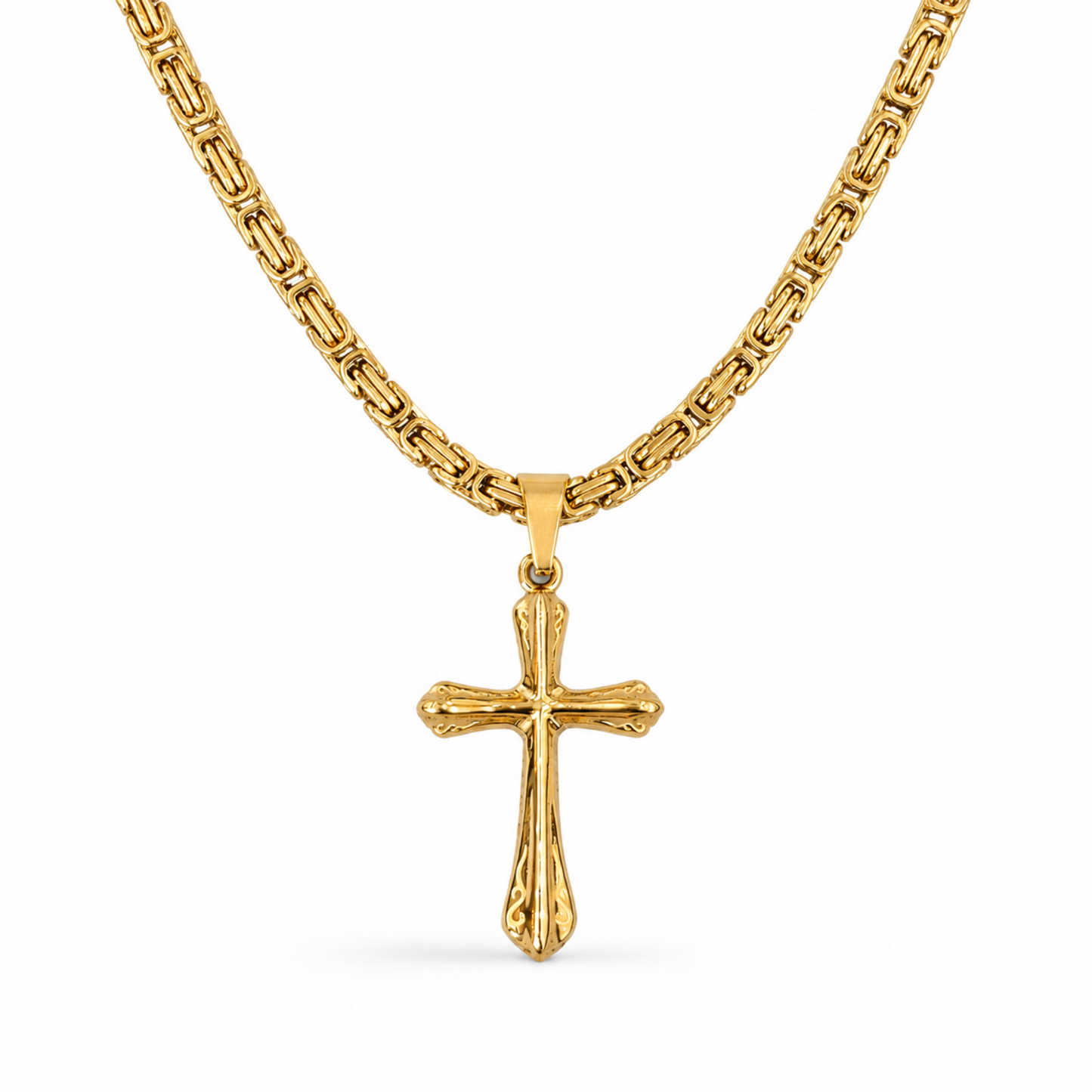 Grace Cross Pendant Gold