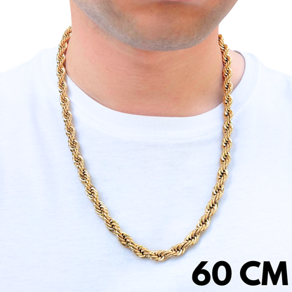 Gold Rope Chain - 8mm