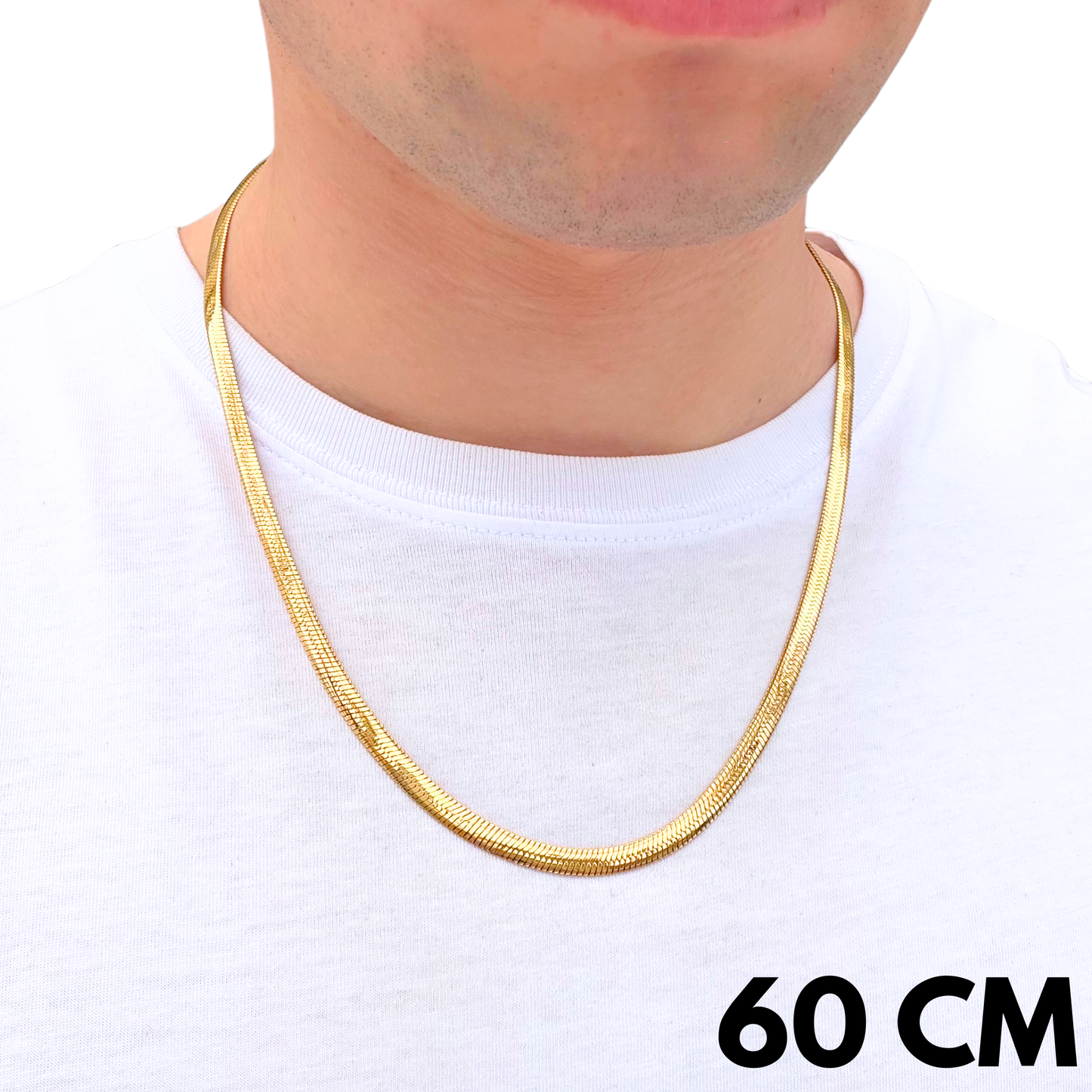 Gold Snake Chain - 5mm