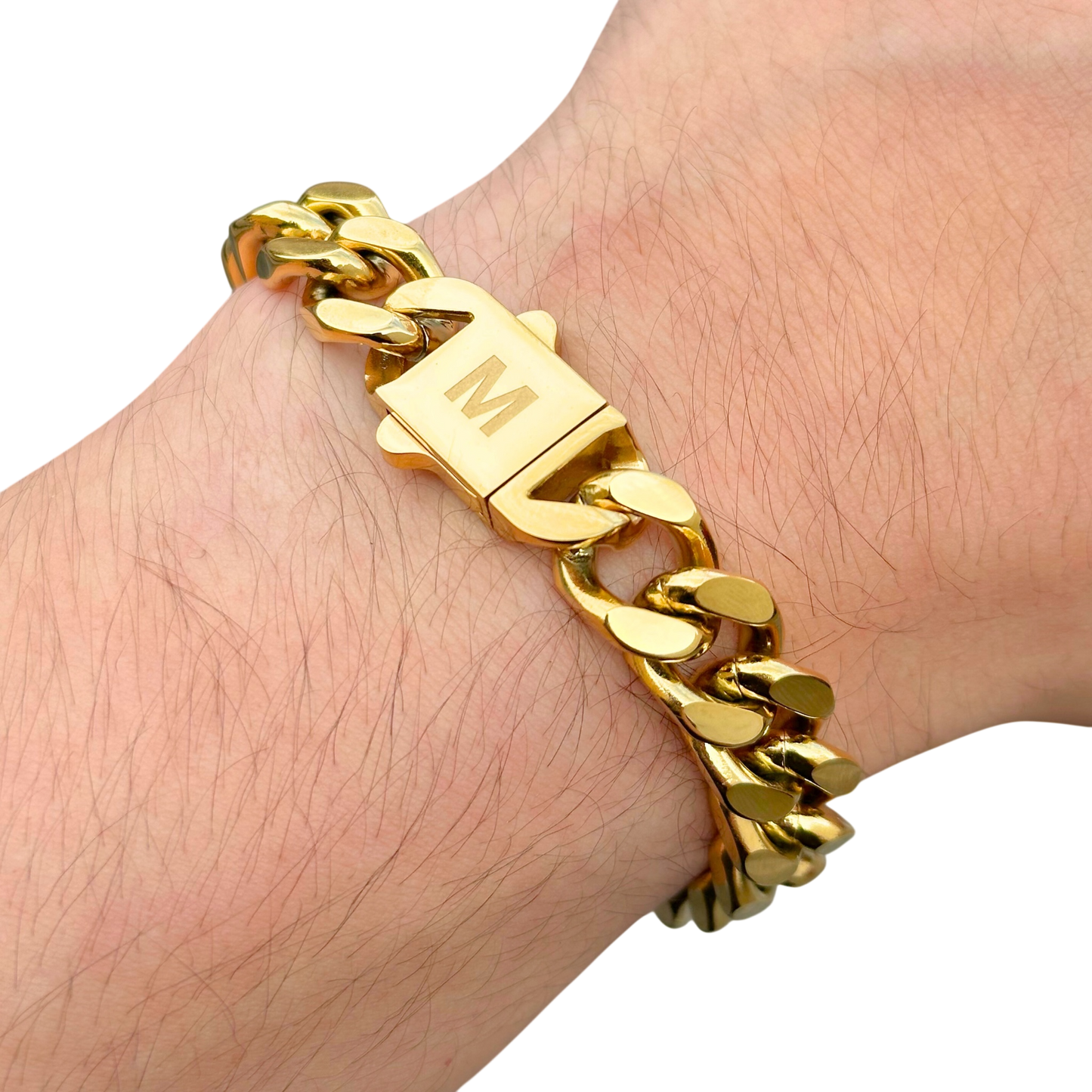Gold Cuban Bracelet - 12mm