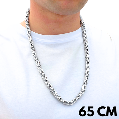 White Gold Imperial Chain - 8mm