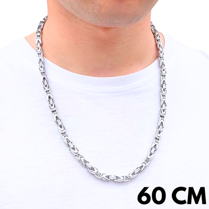 White Gold Imperial Chain - 6mm