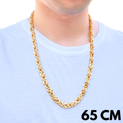 Gold Noble Chain - 8mm