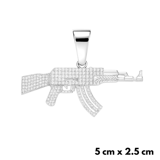 AK Pendant White Gold