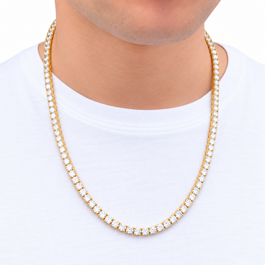Gold Tennis Chain - 5mm
