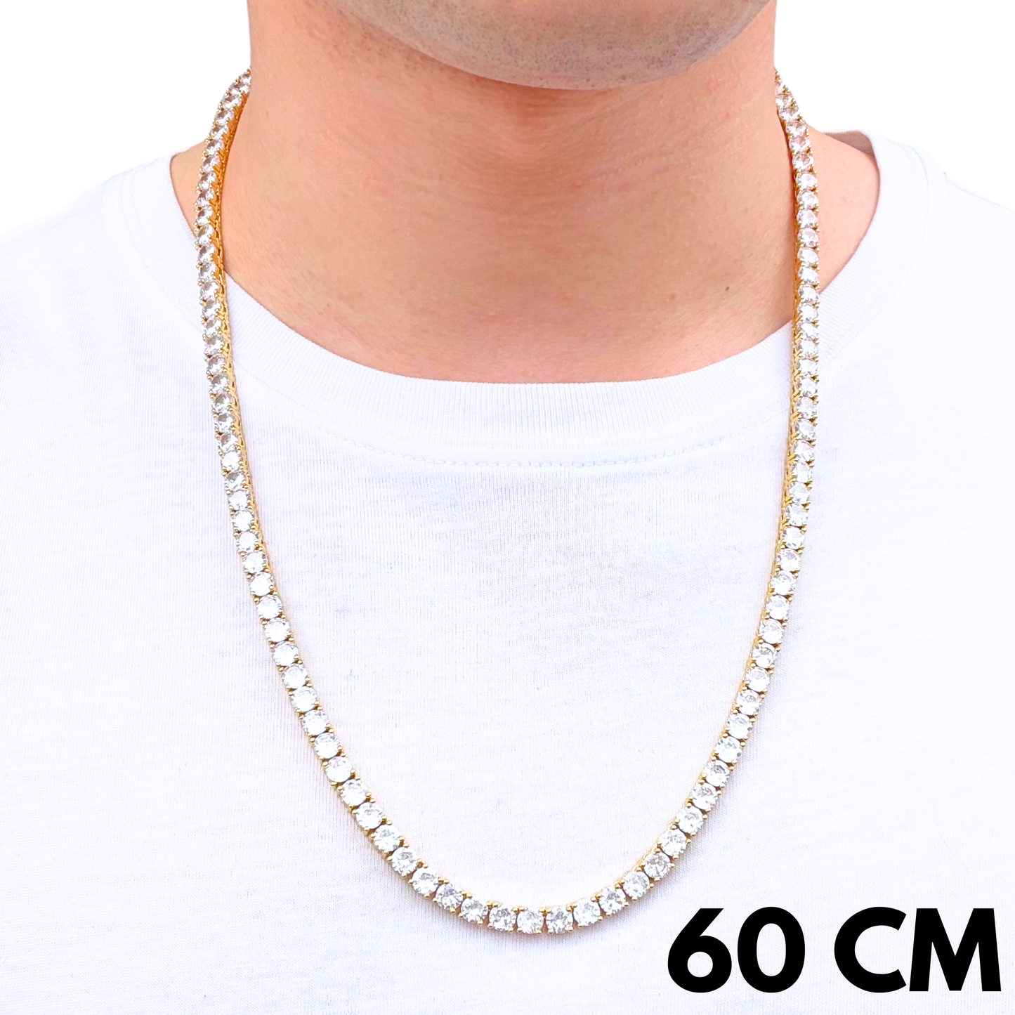 Gold Tennis Chain - 5mm