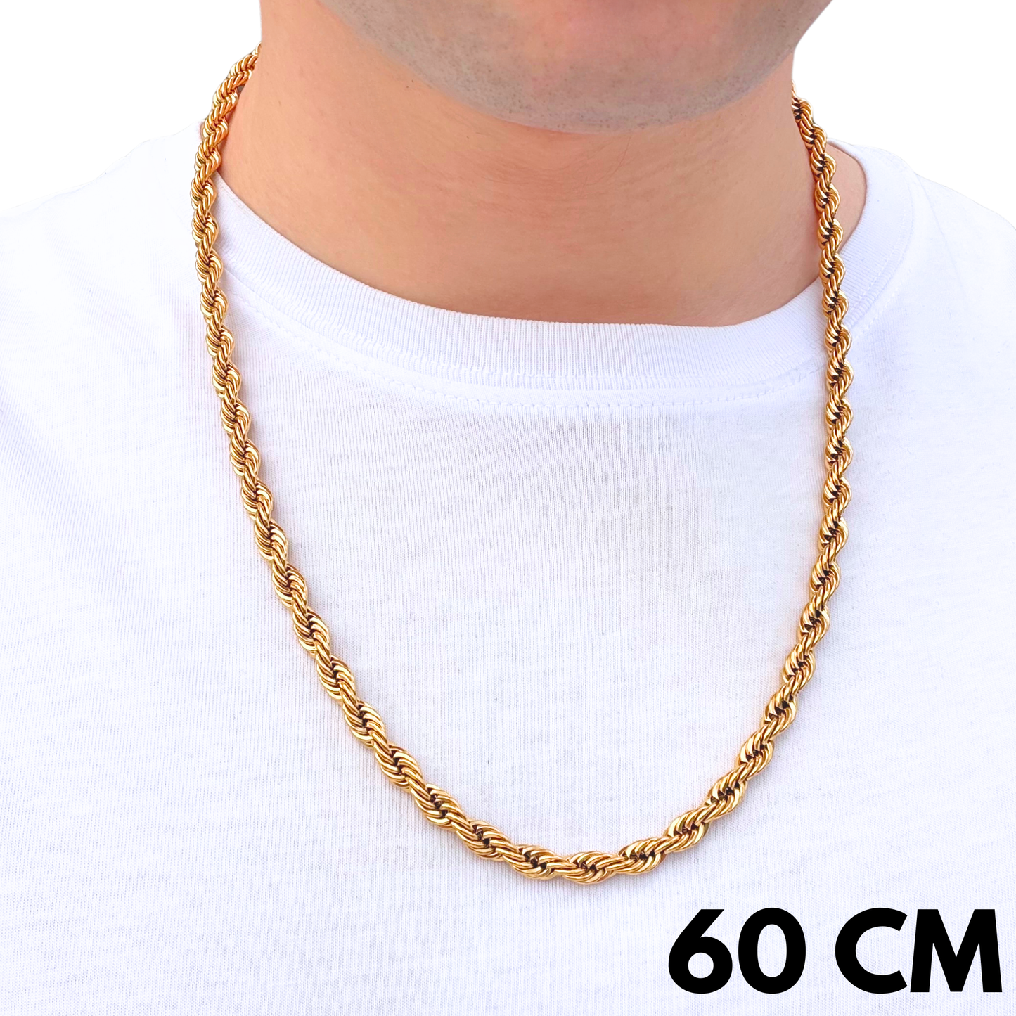 Gold Rope Chain - 6mm