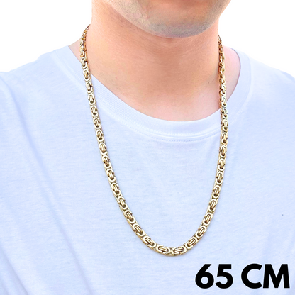 Gold Noble Chain - 6mm